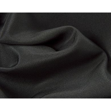 Gilbert Solid Single Grommet Curtain Panel Pair - 54x84", Black