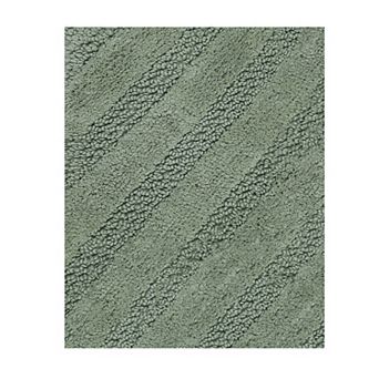 Unique Stripe Honeycomb Sculptured Bath Rug