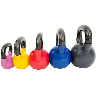 Sunny Health & Fitness Vinyl Coated Kettle Bell 10lbs