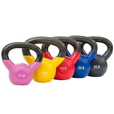 Sunny Health & Fitness Vinyl Coated Kettle Bell 10lbs