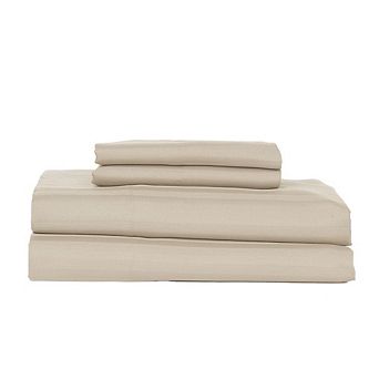 600 Thread Count Sateen Stripe Sheet Set