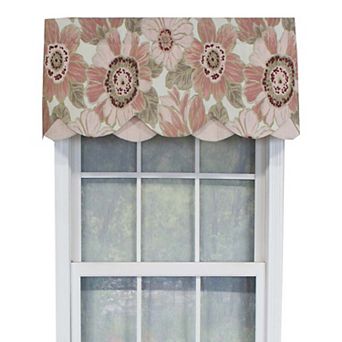 Verona Petticoat Premium Design Valance 3" Rod Pocket 50" x 15" Blossom Pink