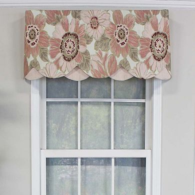 Verona Petticoat Premium Design Valance 3" Rod Pocket 50" x 15" Blossom Pink