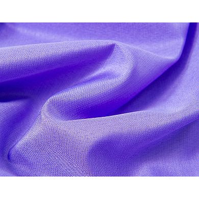 Olivia Gray Gilbert Solid Single Grommet Curtain Panel Pair - 54x84", Lilac