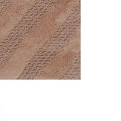 Unique Stripe Honeycomb Sculptured Bath Rug Prepared Soft Plush Cotton Super Soft The Touch