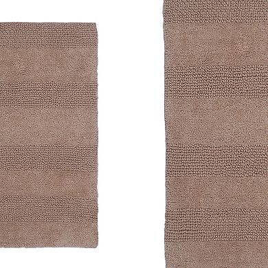 Stylish And Comfortable All Season Traditional Wide Cut Design Cotton Bath Rug