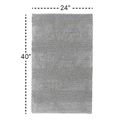 Stylish And Comfortable All Season Traditional Wide Cut Design Cotton Bath Rug