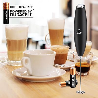 Zulay Kitchen Ultra-Powerful Milk Frother Wand Drink Mixer with