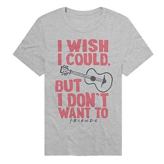 Men's Friends Phoebe Buffay I Wish I Could, But I Don't Want To Graphic Tee