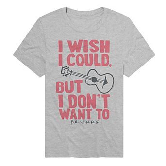 Men's Friends Phoebe Buffay I Wish I Could, But I Don't Want To Graphic Tee
