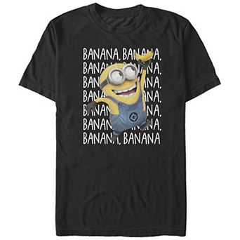 Big & Tall Despicable Me Minions Love Bananas Graphic Tee