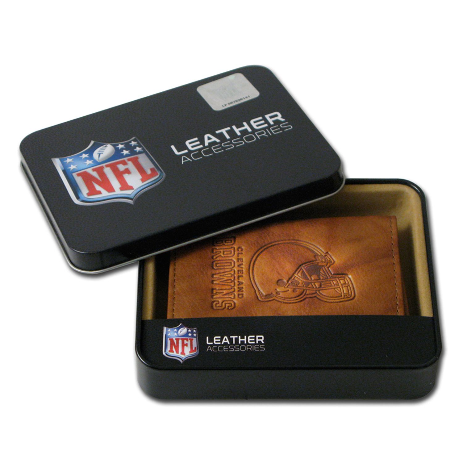 cleveland browns leather wallet