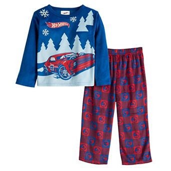 Toddler Hot Wheels® Long Sleeve Pajama Top & Pajama Bottoms Set