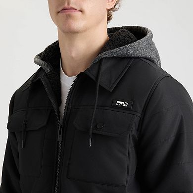 Men's Hurley Ostromi Rainwear Hooded Jacket