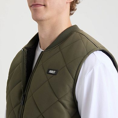 Men's Hurley Malon Quilted Puffer Vest