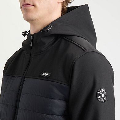 Men's Hurley Stef Softshell Hybrid Hooded Jacket