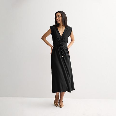 Женские платья Nine West Petite Nine West Cinched Waist Midaxi Dress