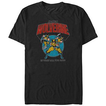 Big & Tall Marvel X-Men Wolverine Is That All You Got Poster Graphic Tee