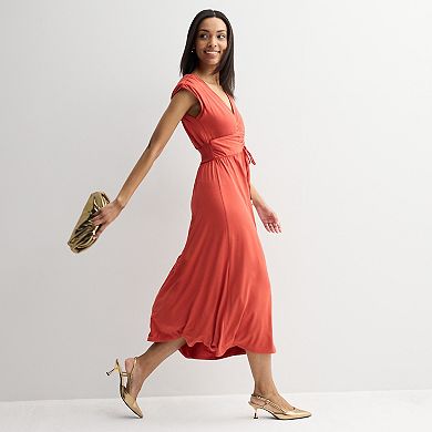 Women's Nine West Cinched Waist Midaxi Dress