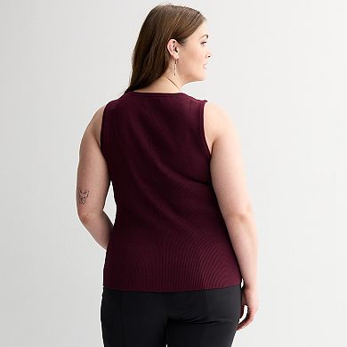 Women's Plus Size Nine West Knitted Sweater