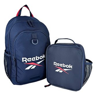 Reebok Backpack & Lunch Bag Logo Set