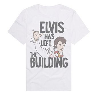 Men's Elvis Has Left the Building Graphic Tee