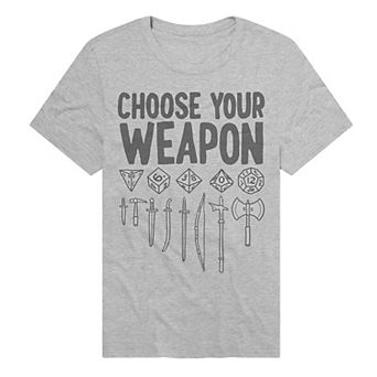 Men's Dungeons & Dragons Choose Your Weapon T-Shirt