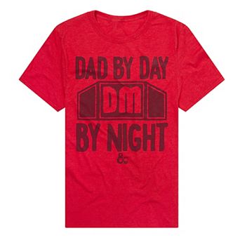 Men's Dungeons & Dragons Dad by Day, DM by Night T-Shirt