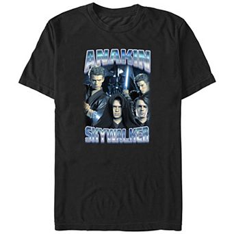 Big & Tall Star Wars Anakin Skywalker Collage Graphic Tee
