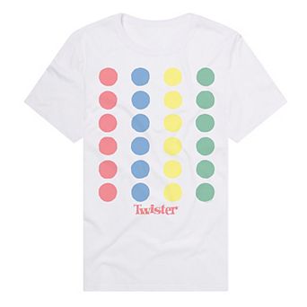 Men's Twister Colorful Dot Pattern T-Shirt