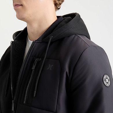 Men's Hurley Hooded Bomber Jacket