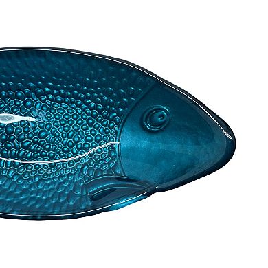 Discover Europe - Made in Turkey Anya Glass Fish Plate