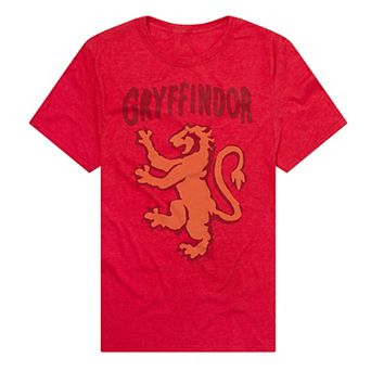 Men's Character Harry Potter Gryffindor Lion Sigil Graphic Tee