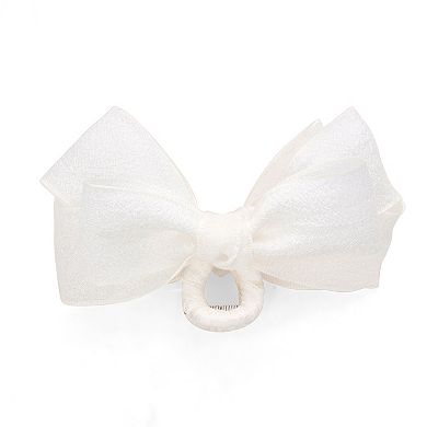 Emberly Fabric Bow Claw Clip