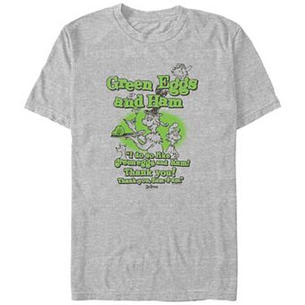 Big & Tall Dr. Seuss Green Eggs And Ham Sam I Am I Do So Like Green Eggs And Ham Graphic Tee