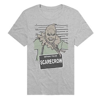 Men's DC Comics Batman Gotham Police Scarecrow Mugshot Graphic Tee