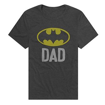 Men's DC Comics Batman Dad Logo Graphic Tee