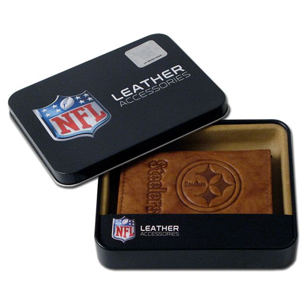 Pittsburgh Steelers Leather Trifold Wallet