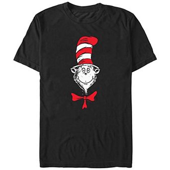 Big & Tall Dr. Seuss The Cat In The Hat Face Graphic Tee