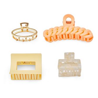 Emberly 4-Pack Mixed Claw Clip Set