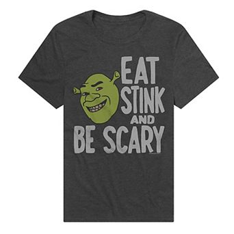 Men's Shrek Eat, Stink and Be Scary Graphic Tee