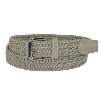 Ctm Kids' Elastic Braided Stretch Belt