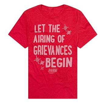 Men's Seinfeld Festivus Airing of Grievances Graphic Tee
