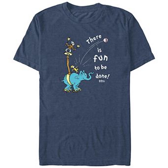 Big & Tall Dr. Seuss Oh The Places You'll Go There Is Fun To Be Done Graphic Tee