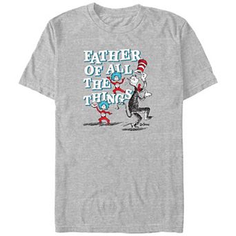 Big & Tall Dr. Seuss The Cat In The Hat, Thing 1 & Thing 2 Father Of All The Things Graphic Tee