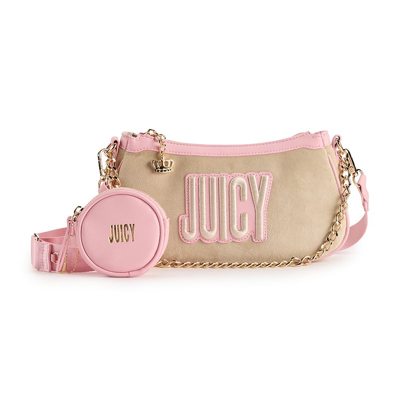 Juicy Couture On The Right Track Crossbody Bag, Cafe