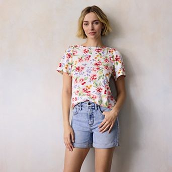 Women's LC Lauren Conrad Envelope Neckline T-Shirt