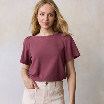 Women's LC Lauren Conrad Envelope Neckline T-Shirt
