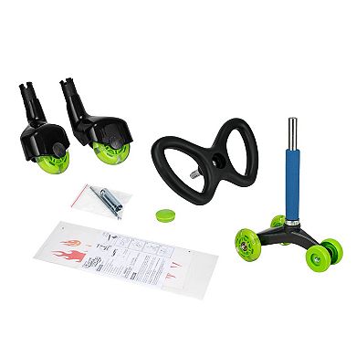 Everest Alex: Lightning Glow Rider-Pink & Green-Inertia & Movement Powered Ride-On Toy