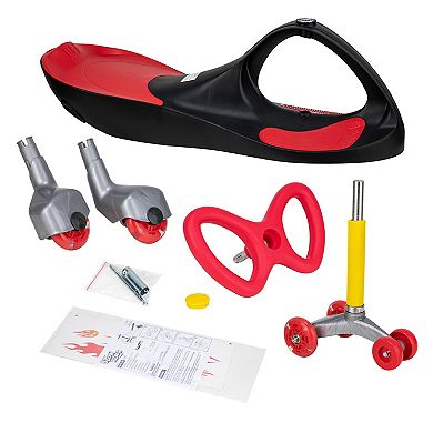 Everest Alex: Lightning Glow Rider - Black & Red - Inertia & Movement Powered Ride-On Toy
